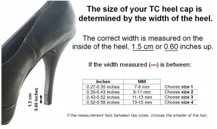 high heel protectors - stiletto protection - heel tip - damaged heels - heel tip replacements
